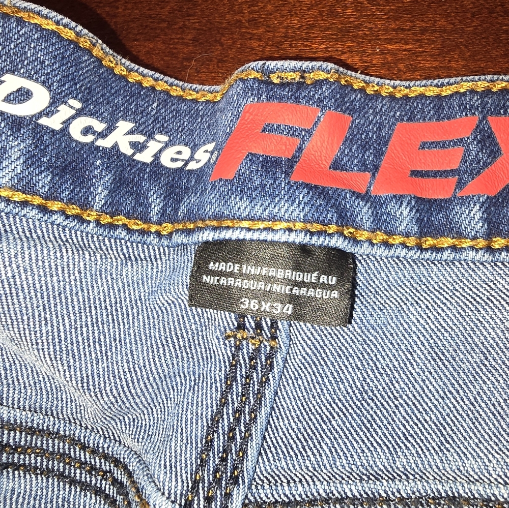 Dickies Men's Straight Blue Jeans - Picture 3 of 3
